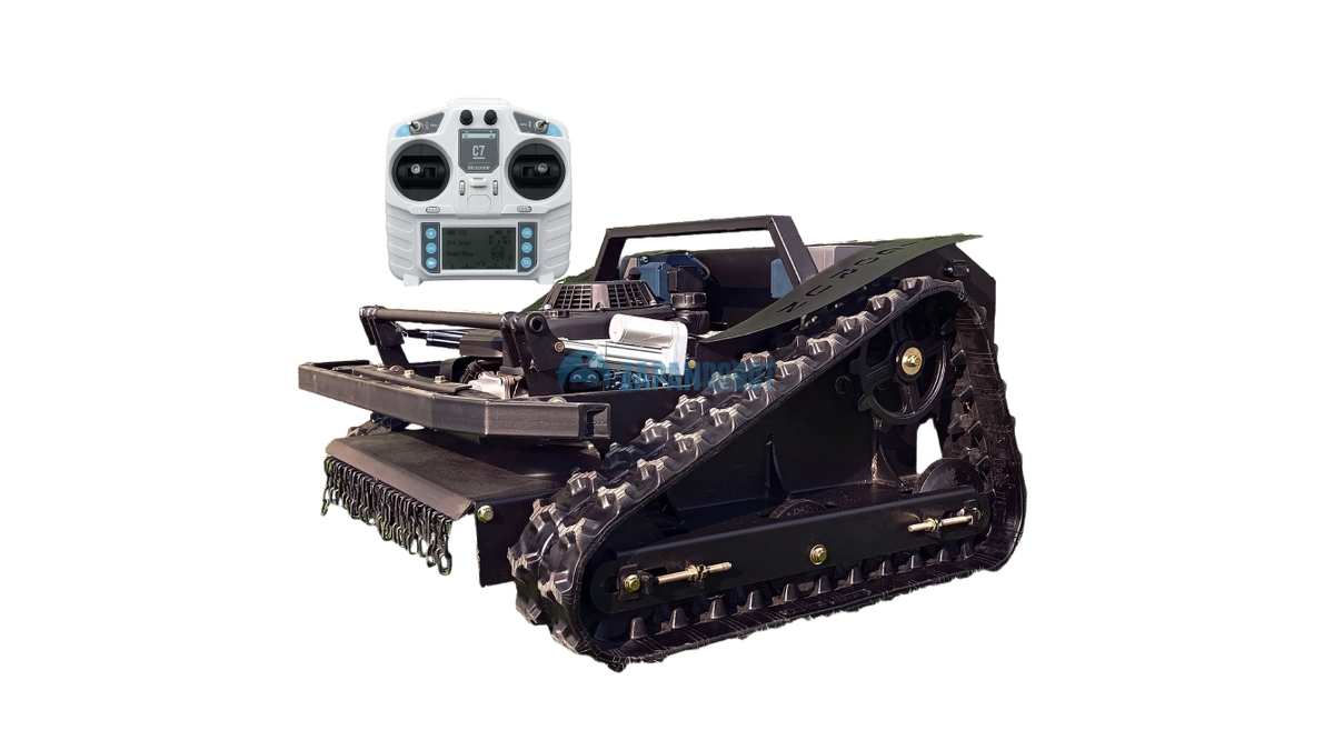 Гусеничная газонокосилка с сервоуправлением